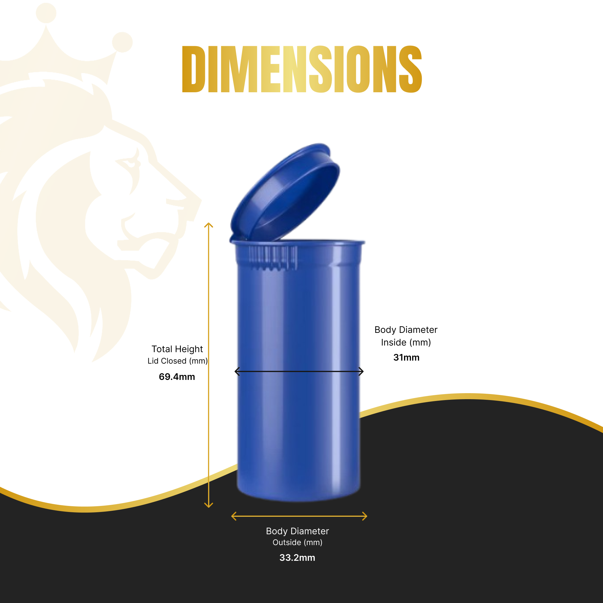 Pop Top 13 Dram Containers – Premium Smell-Proof, Airtight, Child-Resistant Storage Vials - Image 9