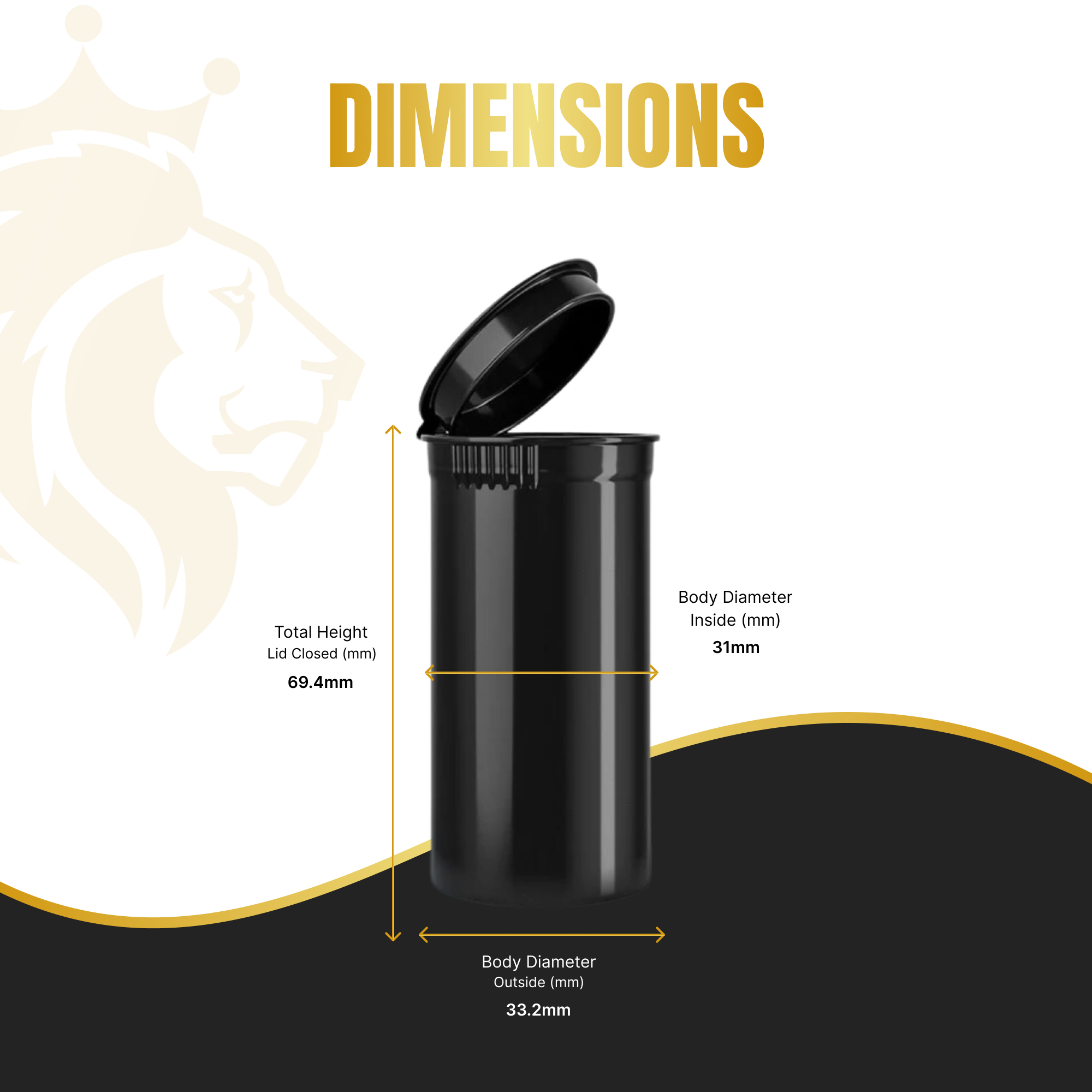 Pop Top 13 Dram Containers – Premium Smell-Proof, Airtight, Child-Resistant Storage Vials - Image 10