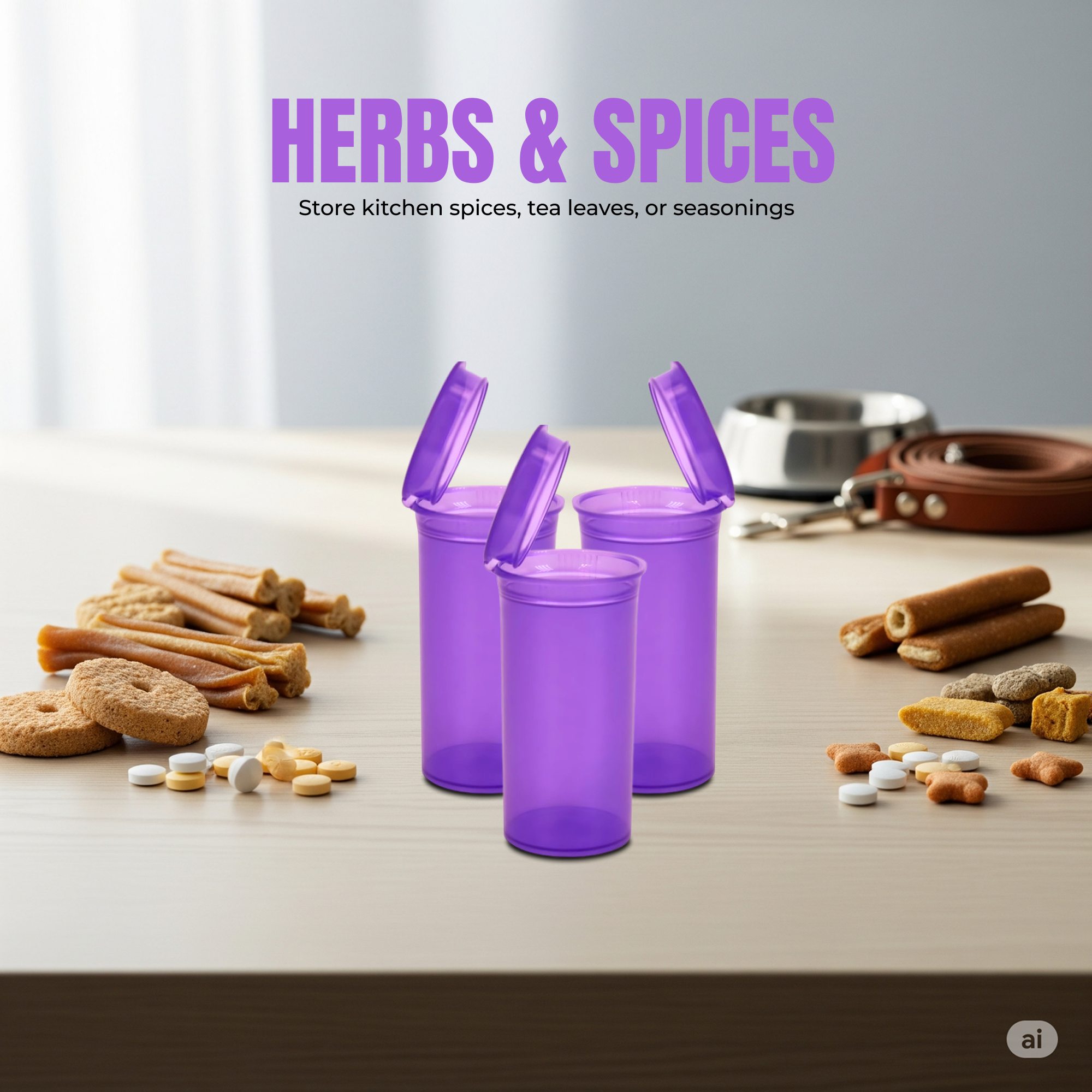 Pop Top 13 Dram Containers – Premium Smell-Proof, Airtight, Child-Resistant Storage Vials - Image 20