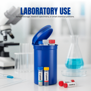 Pop Top 13 Dram Containers – Premium Smell-Proof, Airtight, Child-Resistant Storage Vials