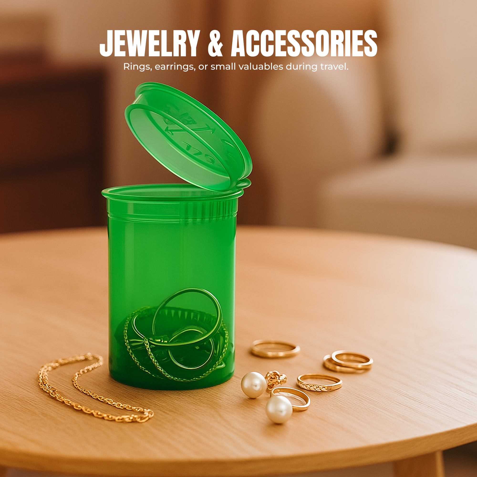 Pop Top 13 Dram Containers – Premium Smell-Proof, Airtight, Child-Resistant Storage Vials - Image 17