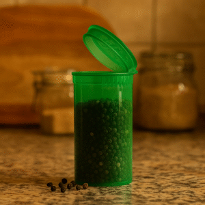 Pop Top 19 Dram Containers – Premium Smell-Proof Storage Vials for Supplements, Herbs & Small Items