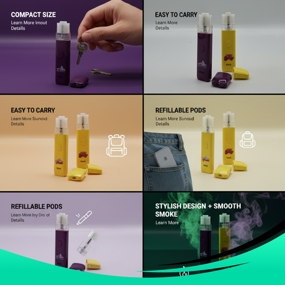 WHOLEMELT EXTRACTS – Candy Edition | 1G Reusable & Refillable V6 Empty Cartridges - Image 6
