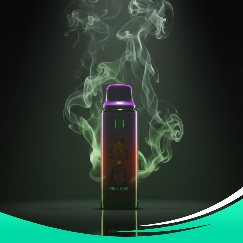 Melt & PACKMAN Liquid Diamonds + Live Resin V2 – 1G Premium Refillable Cartridge (Empty)