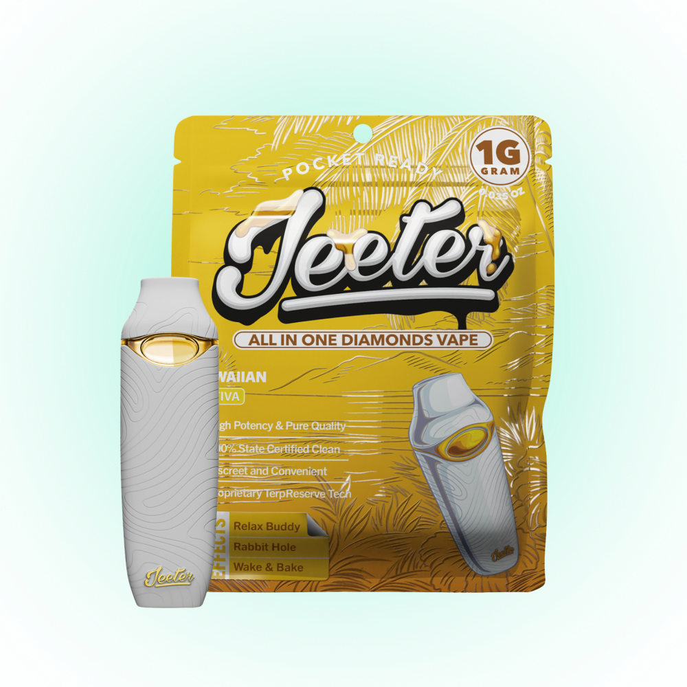 JEETER 1G Premium All-in-One Diamonds Vape – A DreamFields Brand Lab Tested & Certified Clean