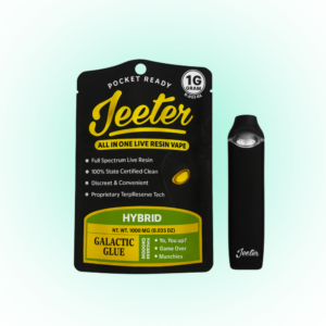 JEETER 1G Premium All-in-One Live Resin Refillable Vape Cartridge – Lab Tested & Certified Clean