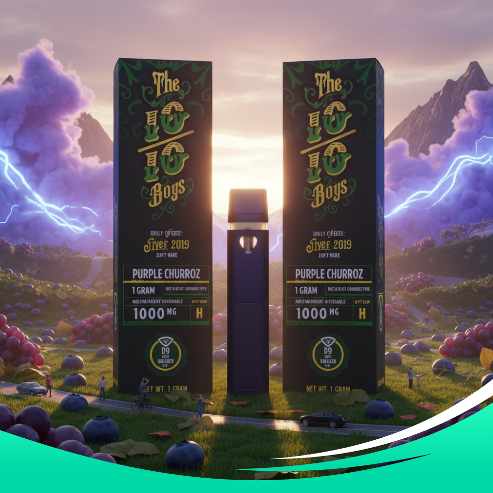 The 10/10 Boys – D9 Liquid Diamond Kit (1g) | Premium Rechargeable Empty Vape Cart Kit