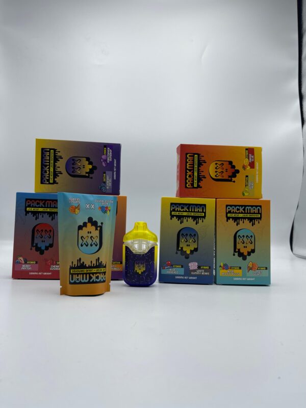 Packman Dual-Flavor Empty Vape Carts – 1G (Refillable & Reusable) - Image 3