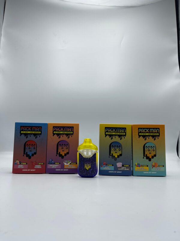 Packman Dual-Flavor Empty Vape Carts – 1G (Refillable & Reusable) - Image 6