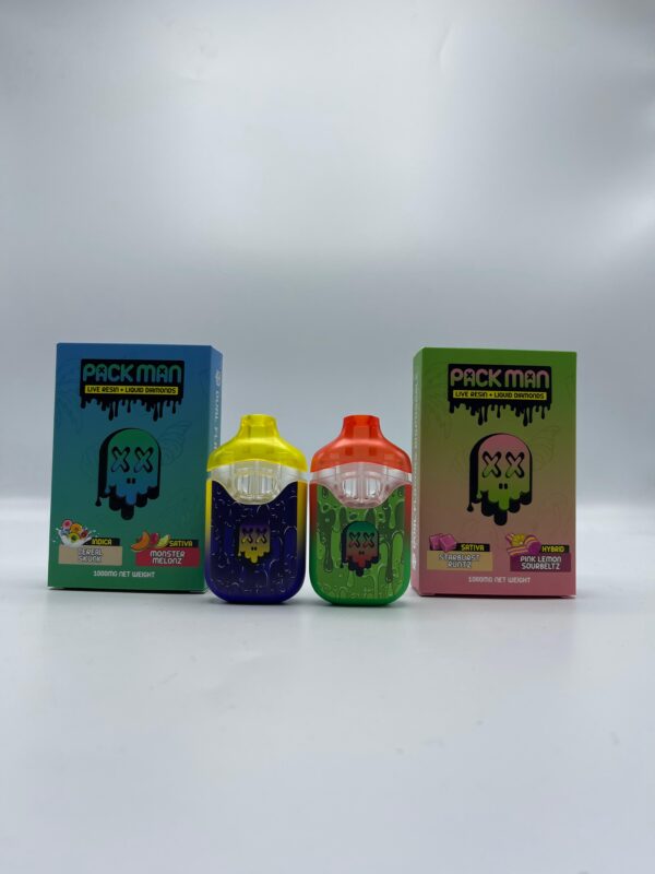 Packman Dual-Flavor Empty Vape Carts – 1G (Refillable & Reusable) - Image 7
