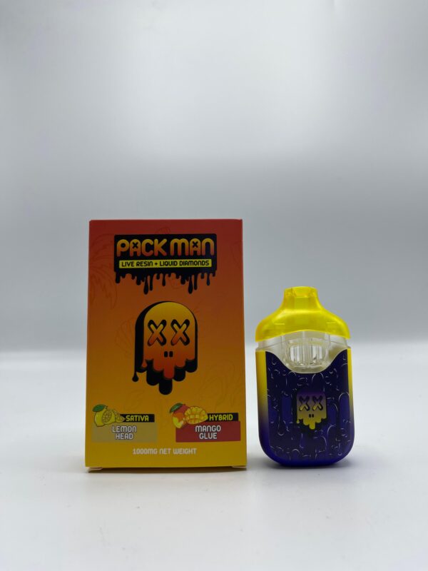 Packman Dual-Flavor Empty Vape Carts – 1G (Refillable & Reusable) - Image 8