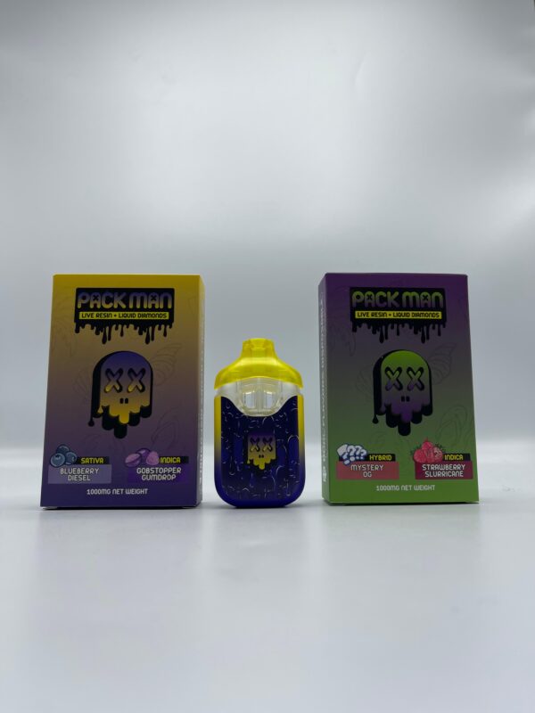 Packman Dual-Flavor Empty Vape Carts – 1G (Refillable & Reusable) - Image 9