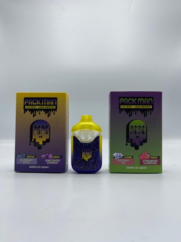Packman Dual-Flavor Empty Vape Carts – 1G (Refillable & Reusable) - Image 5