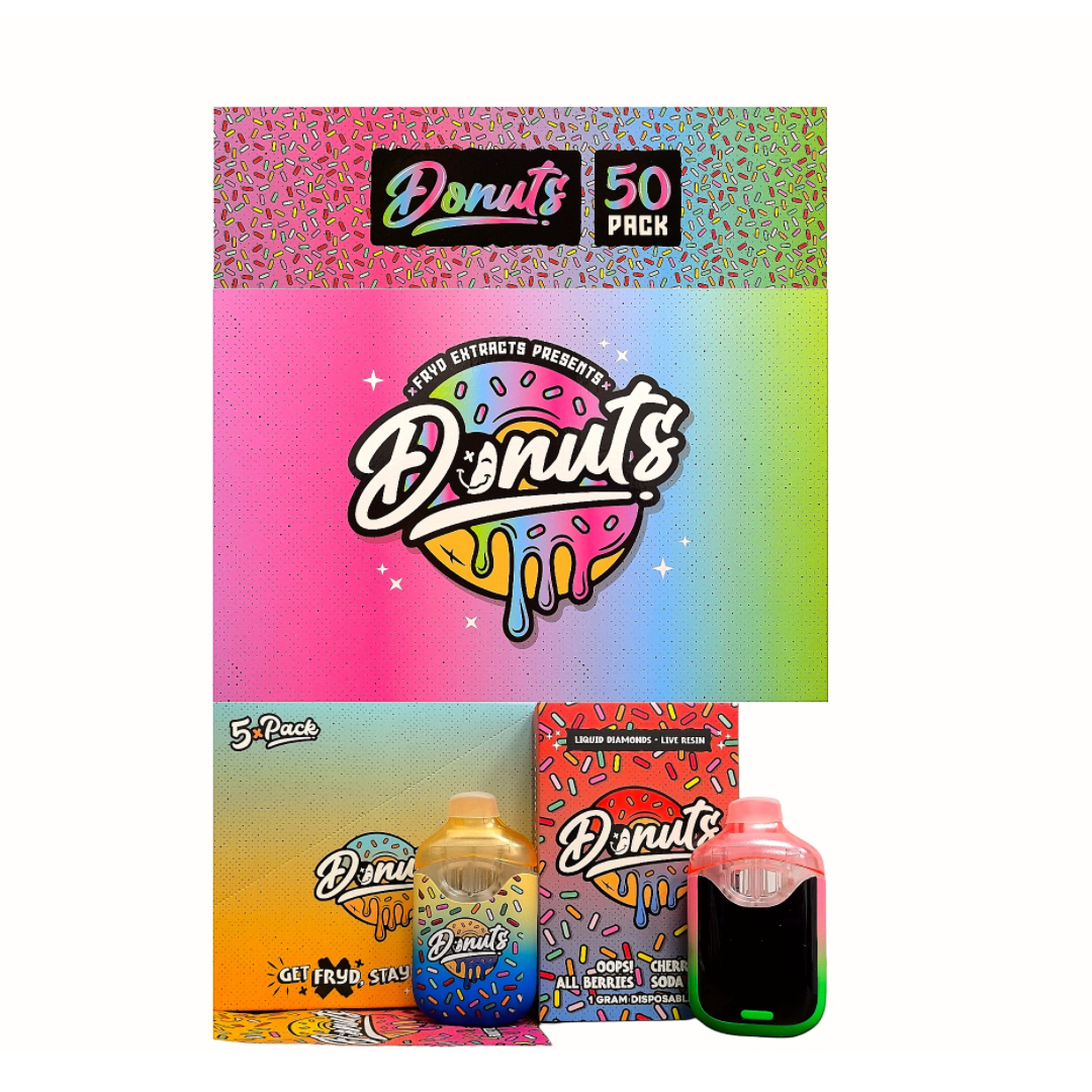 FRYD Extracts – Donuts 1ML (Empty) | Refillable Dual-Flavour Pod Device - Image 3