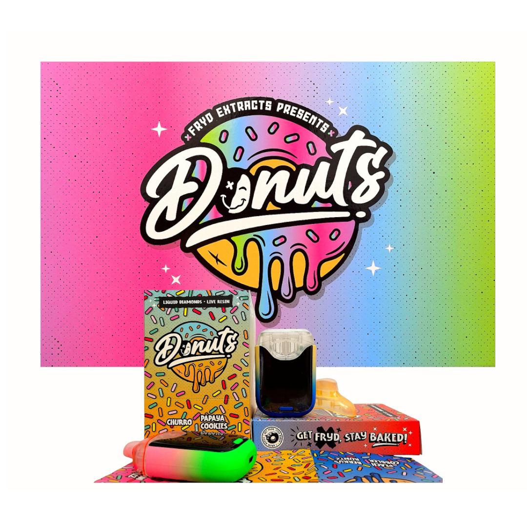 FRYD Extracts – Donuts 1ML (Empty) | Refillable Dual-Flavour Pod Device - Image 2