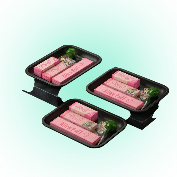 Pink Alien Puff Gift Box – Playful Luxury Edition