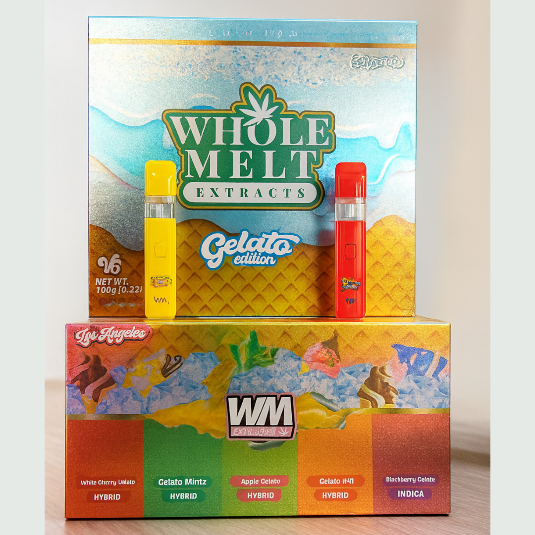 WHOLE MELT Gelato Edition 2G Empty Vape Pen – Reusable, Rechargeable & Type-C Enabled
