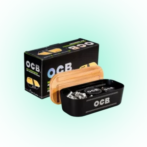 OCB Storage Box With Bamboo Rolling Tray Lid