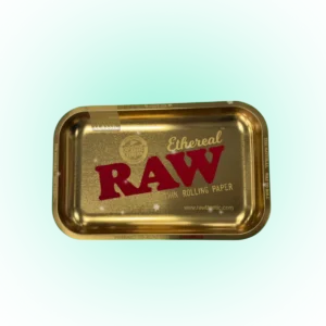 RAW Ethereal Tray – Gold Edition – Lightweight Polished Metal Organizer (Limited Edition)