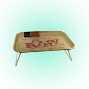 RAW Lap Tray by MakBros – Extra-Large Metal Lap & Dinner Tray with Folding Legs