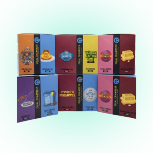 Cookies Dual Chamber Empty Vape | Digital Display | 1000mg Capacity | Dual-Side Pack of 10