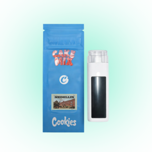 Cookies Dual Chamber Empty Vape | Digital Display | 1000mg Capacity | Dual-Side Pack of 10