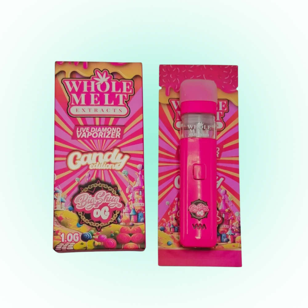 Whole Melt Extracts Candy Edition Empty Cart 1.0G Box of 100 (10 Different Flavours) | Rechargeable Vape Device | Multiple Packaging