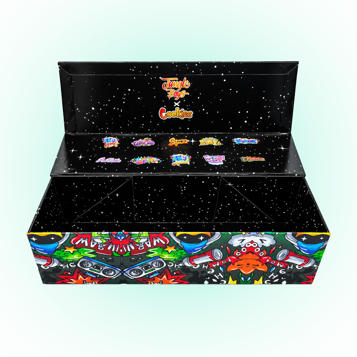 Jungle Boys x Cookies Empty Carts & 1g Pre-Roll Style Packaging Premium Display Packs
