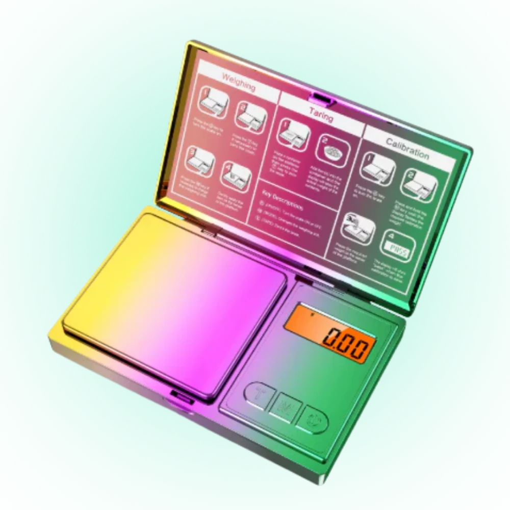 SCALABILITY Shine Rainbow Chrome 100GM Mini Digital Scale