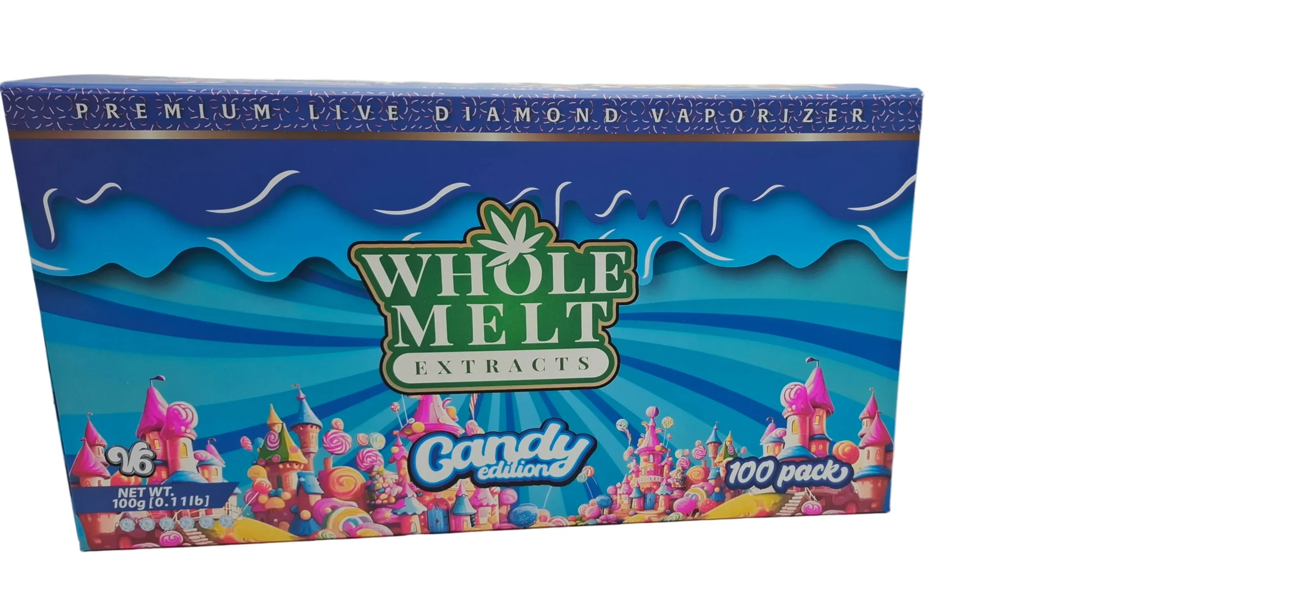 Whole Melt Extracts Candy Edition Empty Cart 1.0G Box of 100 (10 Different Flavours) | Rechargeable Vape Device | Multiple Packaging - Image 5