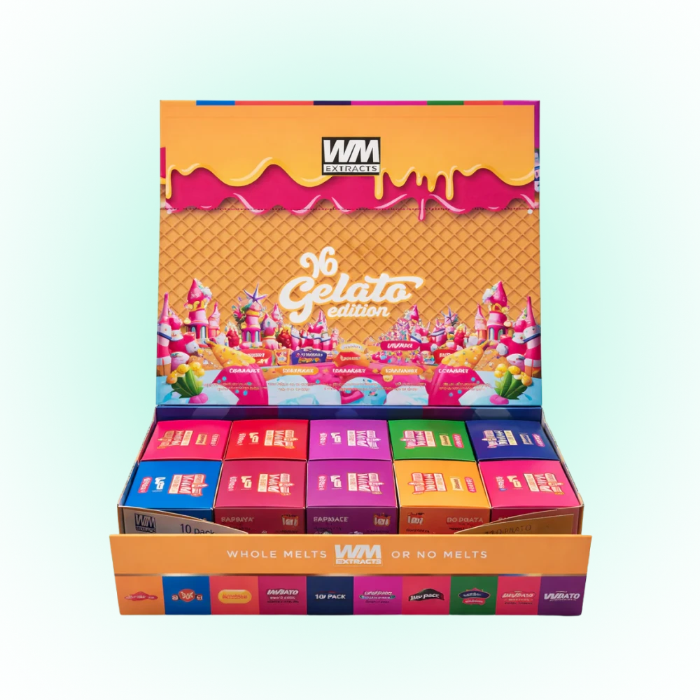 Whole Melt Extracts Gelato Edition V6 Live Diamond Vaporizer – 1g Empty Cart Device