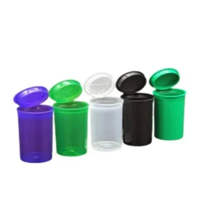 13 Drams / 50ml Pop Top Squeeze Bottles Container Vials RX - Child Resistant, FDA Approved, Assorted Colors, Free Delivery