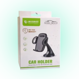 360° Adjustable Car Phone Holder with Strong Sticky Gel Pad