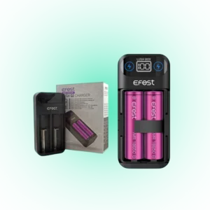 EFEST LUSH Q2 Battery Charger 2-Slot – Durable & Safe