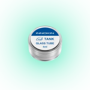 Innokin Sub Tank Glass Tube 4ml Replacement – Genuine Spare Glass with O-Rings Clear Vape Tank Glass