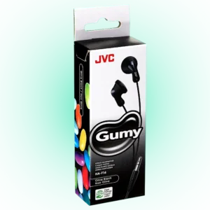 JVC Gumy In-Ear Wired Headphones – Comfortable Earphones with 3.5mm Jack, 9mm Neodymium Drivers, Compatible with iPhone, Samsung & More – Multiple Colours