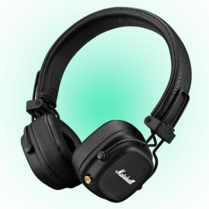 Marshall Major IV Bluetooth Headphones– Wireless Earphones, Foldable, 80+ Hours Playtime, Wireless Charging