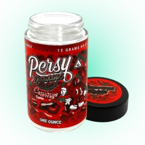 Persy Minis Snowballs Empty Jars – Complete 16 Flavors (For Display Use Only) One Ounce Capacity – “For Trappers Not Rappers” Los Angeles Drop