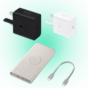 Samsung 20000mAh 45W Power Bank – 45W Super Fast Charging with USB-C to USB-C Cable, Triple Port