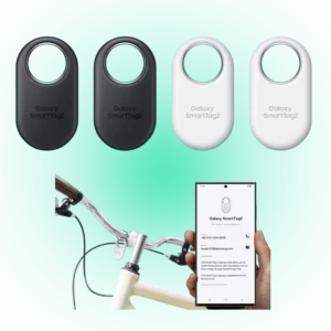 Samsung Galaxy SmartTag2 Bluetooth Tracker – Lost Mode, Compass View, AR Search, IP67 Water Resistant, 500-Day Battery