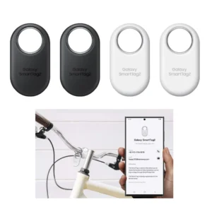Samsung Galaxy SmartTag2 Bluetooth Tracker – Lost Mode, Compass View, AR Search, IP67 Water Resistant, 500-Day Battery