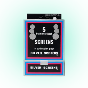 Stainless Steel Silver Screens 5 Pack Wallet Premium Mesh Screen Filters Bulk Available