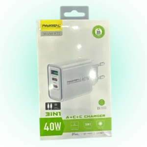 40W Super Charger 3-in-1 Ports – Fast, Safe, and Portable!