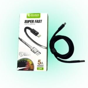 Super Fast Lightning Charging Cable USB – Quick Charge, High-Speed Data, 1-Year Warranty