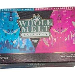 Whole Melt Extracts V7 (New) Empty Cart Phase One Liquid Diamond Live Resin All-In-One Vape Devices (100 Pack)