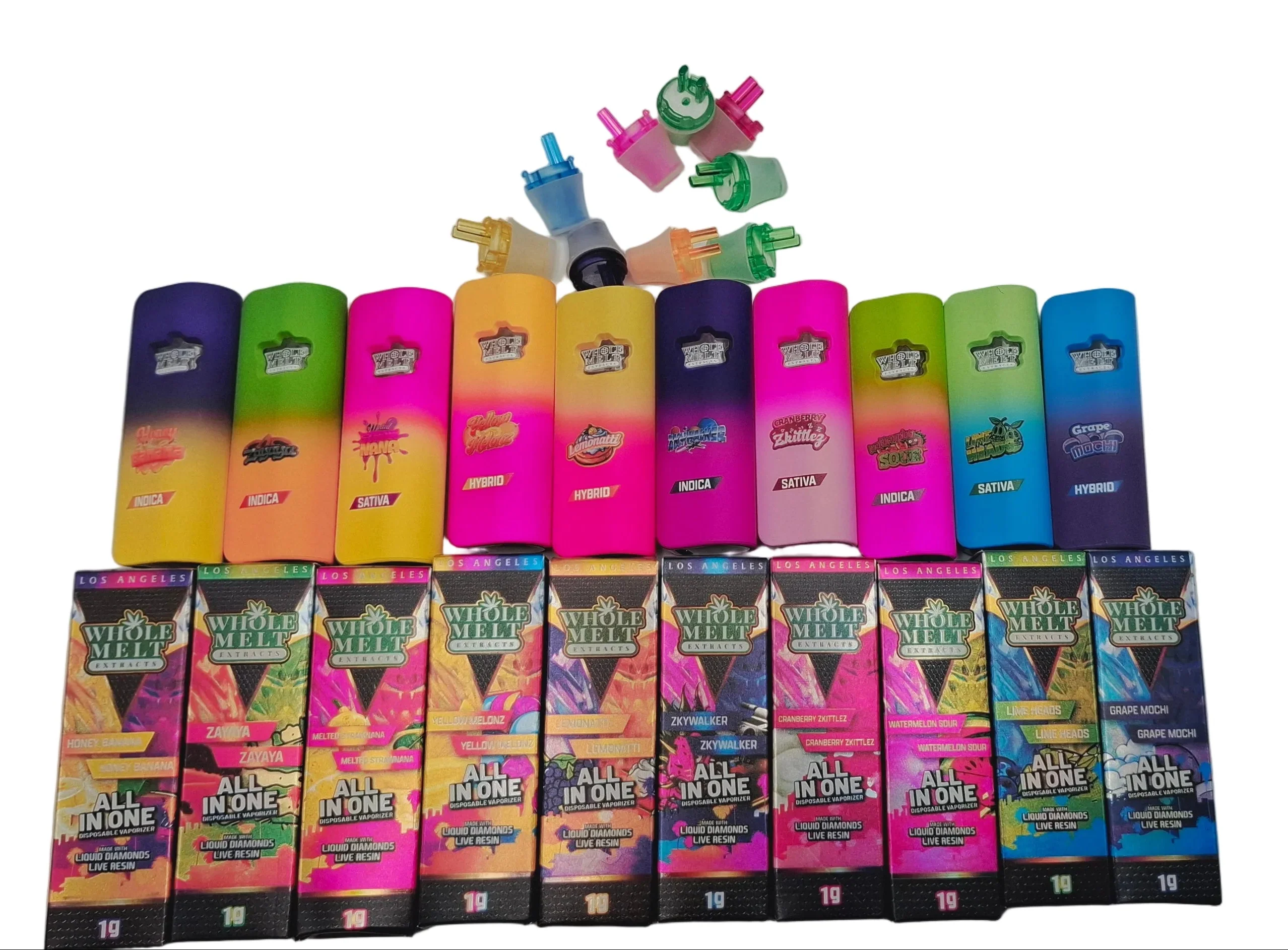 Whole Melt Extracts V7 (New) Empty Cart Phase One Liquid Diamond Live Resin All-In-One Vape Devices (100 Pack) - Image 3