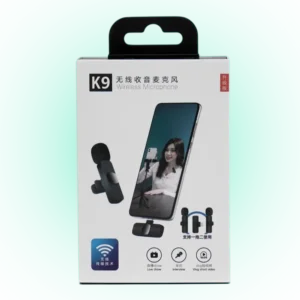 K8/K9 Wireless Microphone – Crystal-Clear Sound for Creators & Streamers!