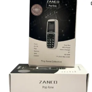 ZANCO Mini Phone – Dual SIM Pop Mobile with Bluetooth & MP3 Player | Unlocked 2G Compact Cell Phone-New Edition