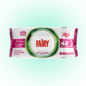 Fairy Multi-Purpose Cleaning Wipes with Active Oxygen – 12-Pack Wholesale Box | 100 Wipes Per Pack