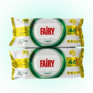 Fairy Multi-Purpose Cleaning Wipes with Active Oxygen – 12-Pack Wholesale Box | 100 Wipes Per Pack